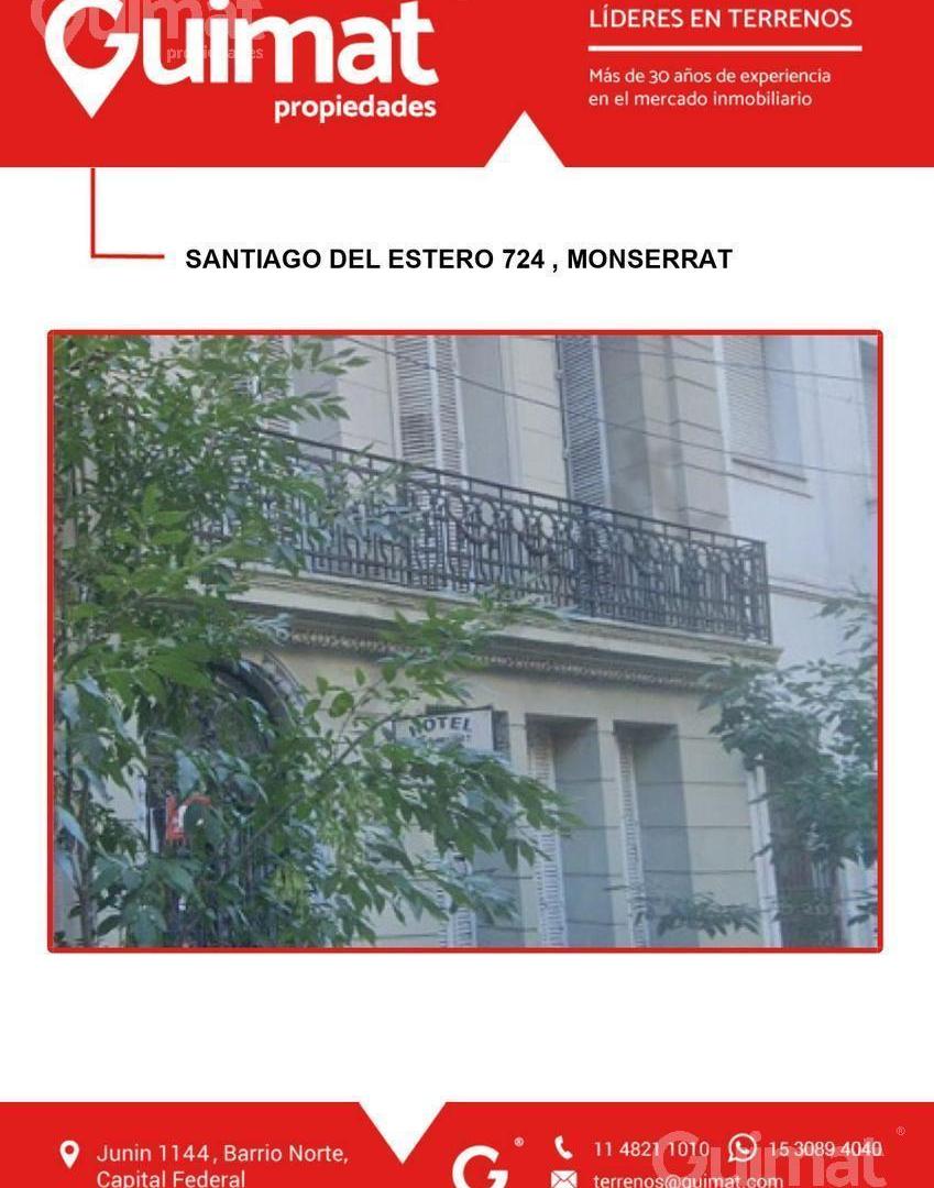 Excelente Terreno en Monserrat- Lideres en Terrenos -  Actualmente Hotel para reciclar