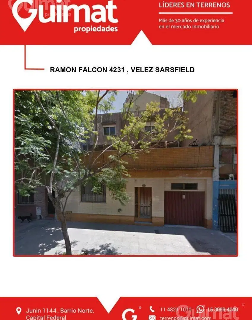 Excelente Terreno en Velez Sarsfield- Lideres en Terrenos 4