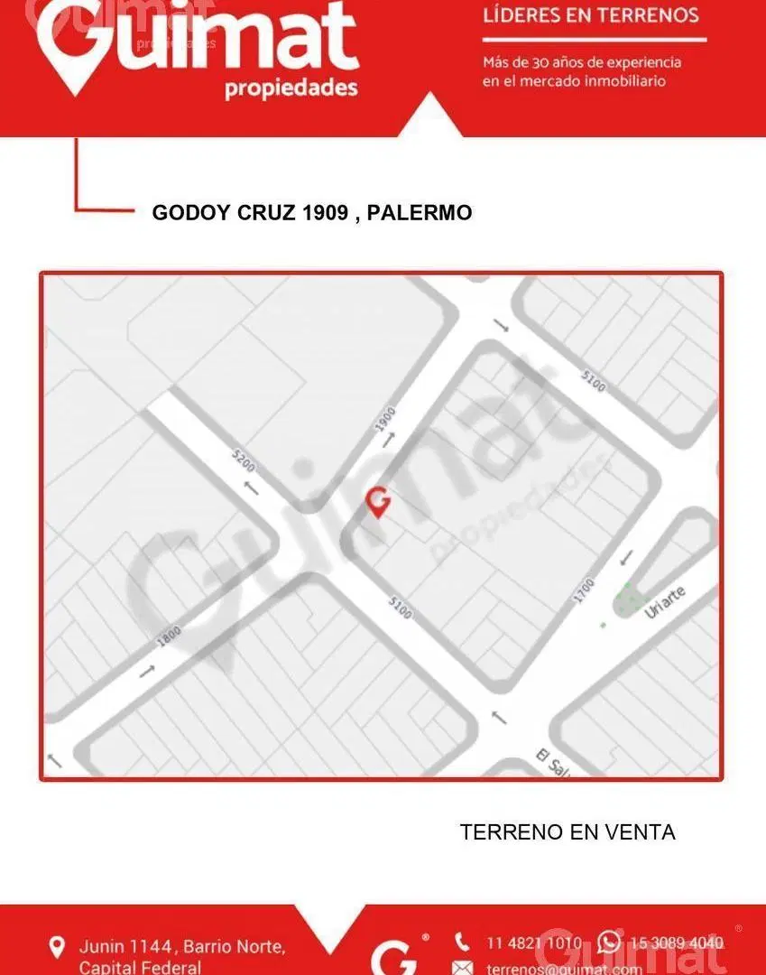 Excelente Terreno en Palermo- Lideres en Terrenos 7