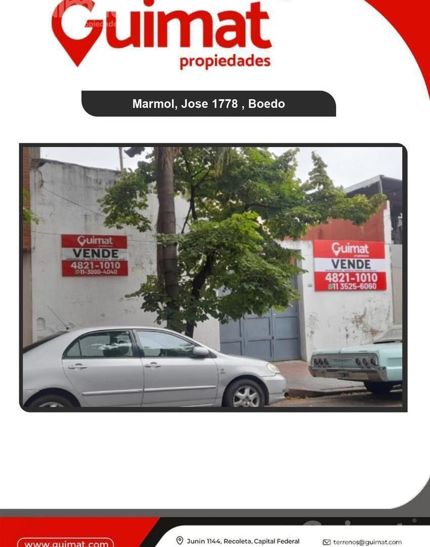 Excelente Terreno en Boedo- Lideres en Terrenos