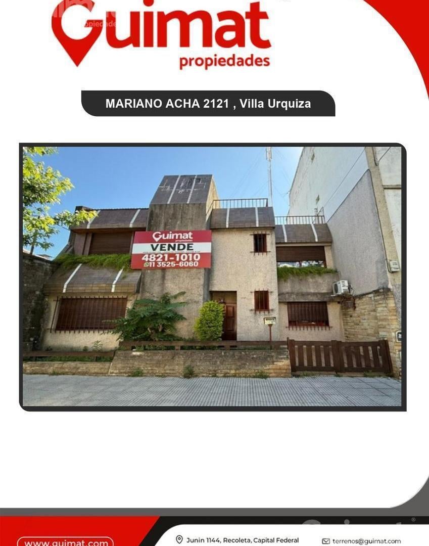 Excelente Terreno en Villa Urquiza- Lideres en Terrenos