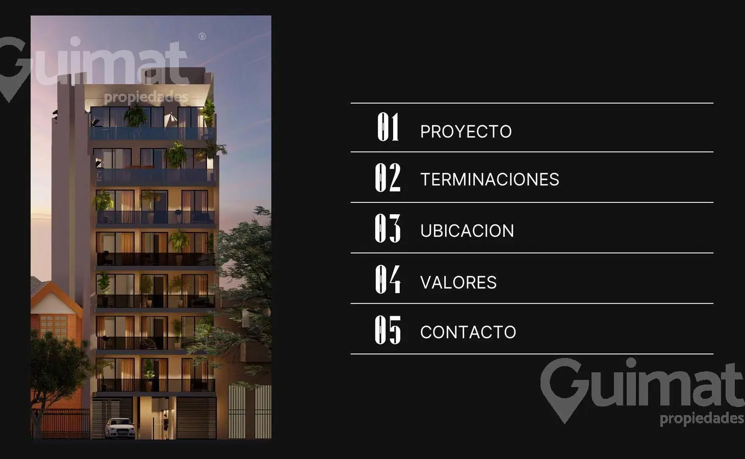 90m2 Semipisos de 3 Ambientes con balcon terraza, Blanco encalada y Tronador. 3