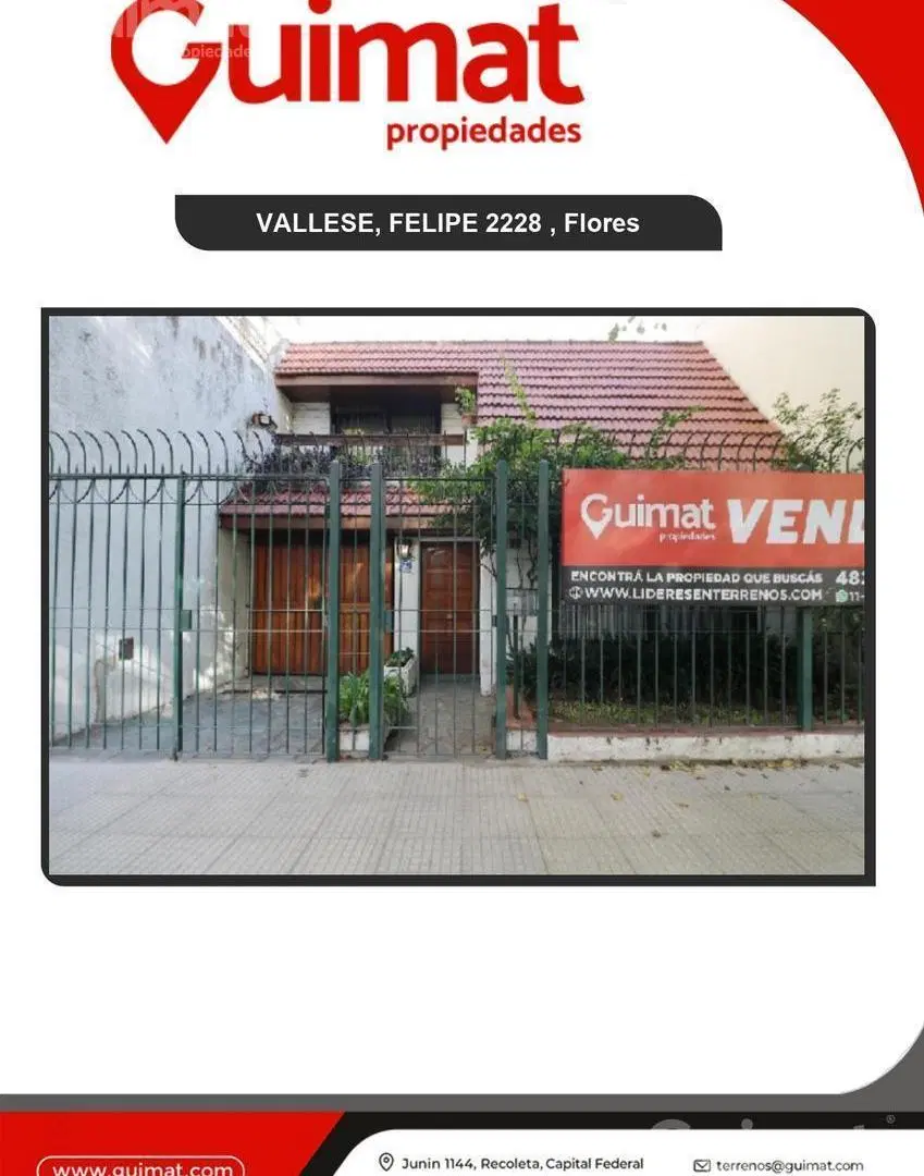 Excelente Terreno en Flores- Lideres en Terrenos 2