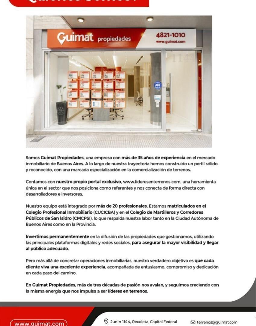 Foto de Excelente Terreno en Av. Gaona 2500 - Lideres en Terrenos, imagen 5