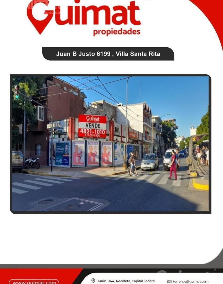 Foto de Excelente Terreno en Juan B. Justo esquina Concordia - Lideres en, imagen 1
