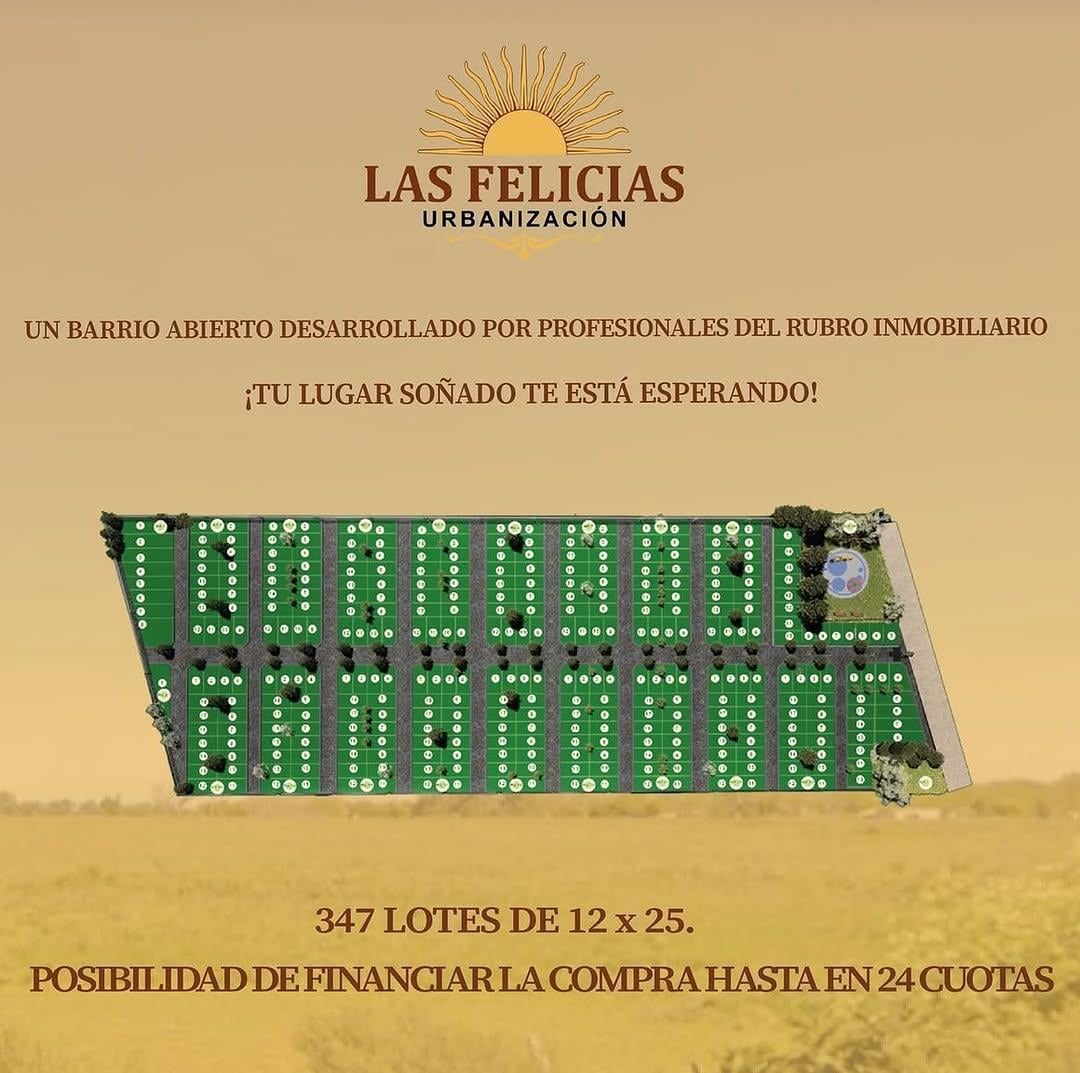 LOTES EN FLORENCIO VARELA, ZONA CAPILLA - LAS FELICIAS URBANIZACIÓN