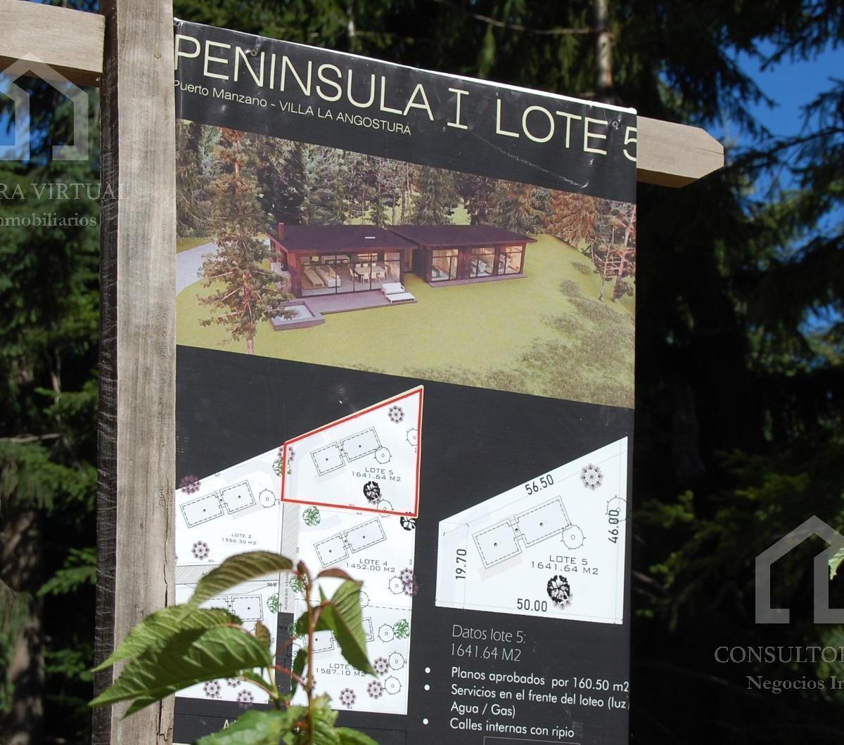 Terreno Venta en  Puerto Manzano a metros del lago