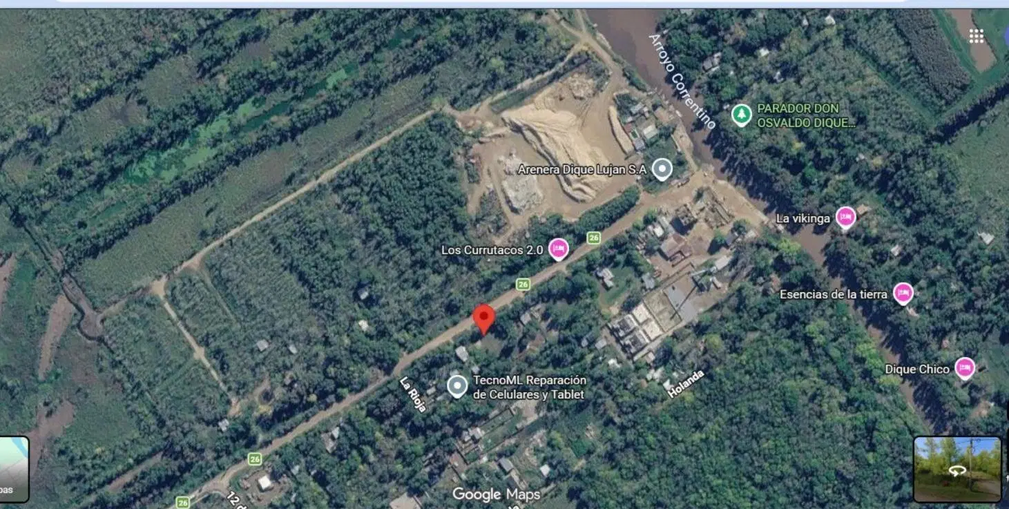 Venta lote sobre R26 en Dique Lujan, Tigre 2