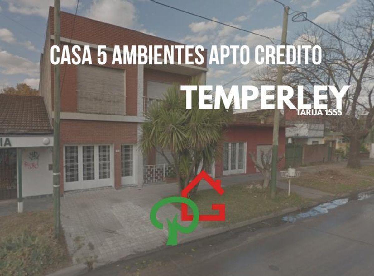 Casa Apto Crédito de Generosas Dimensiones 5 Ambientes