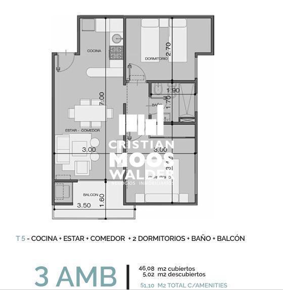 Foto de Departamento en Venta 3 Ambientes Belen De Escobar, imagen 3