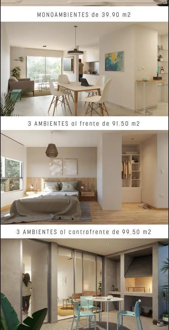 Departamento de 2 ambientes en construcción con financiación 7