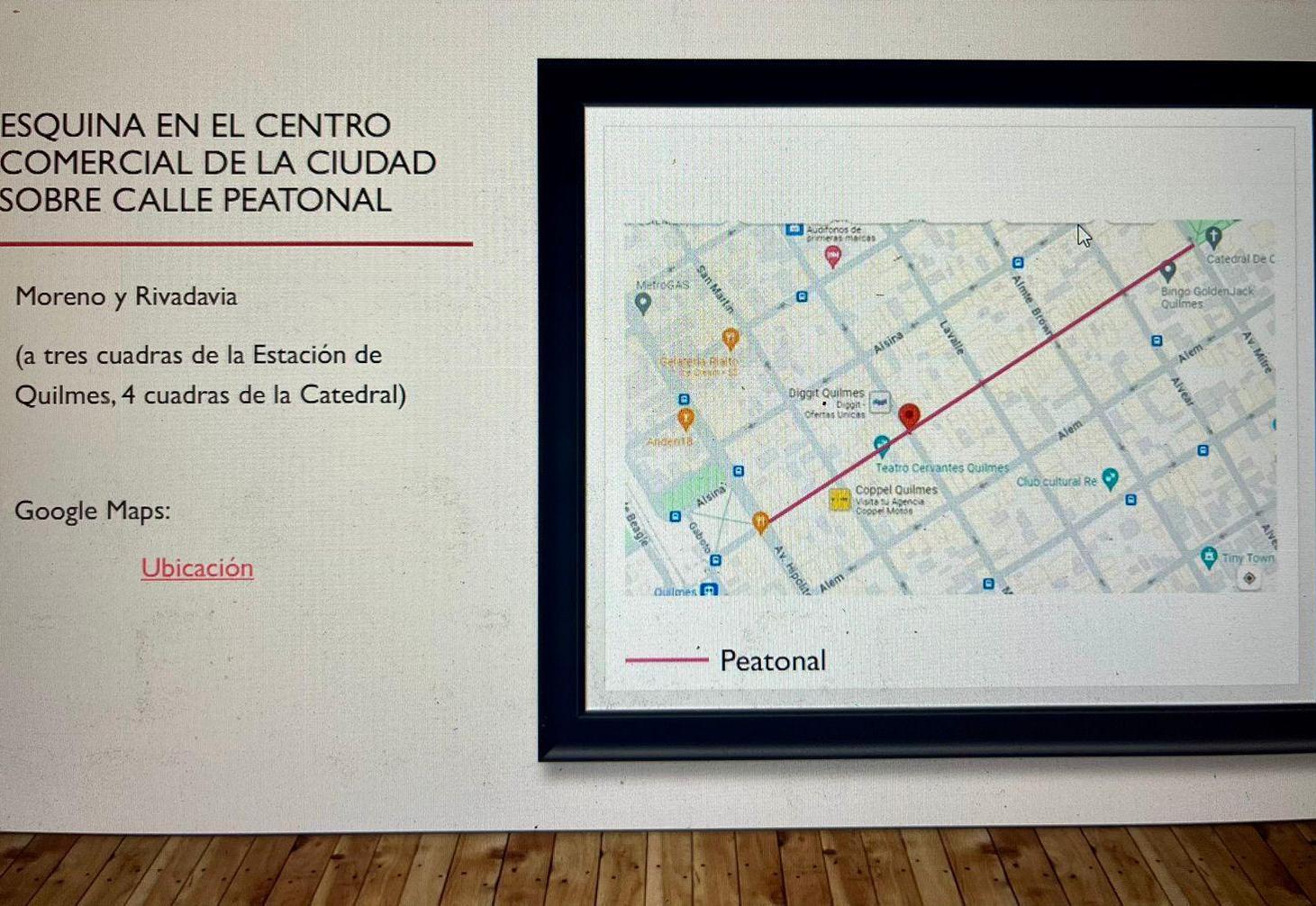 Local Moreno y Peatonal Rivadavia, Quilmes