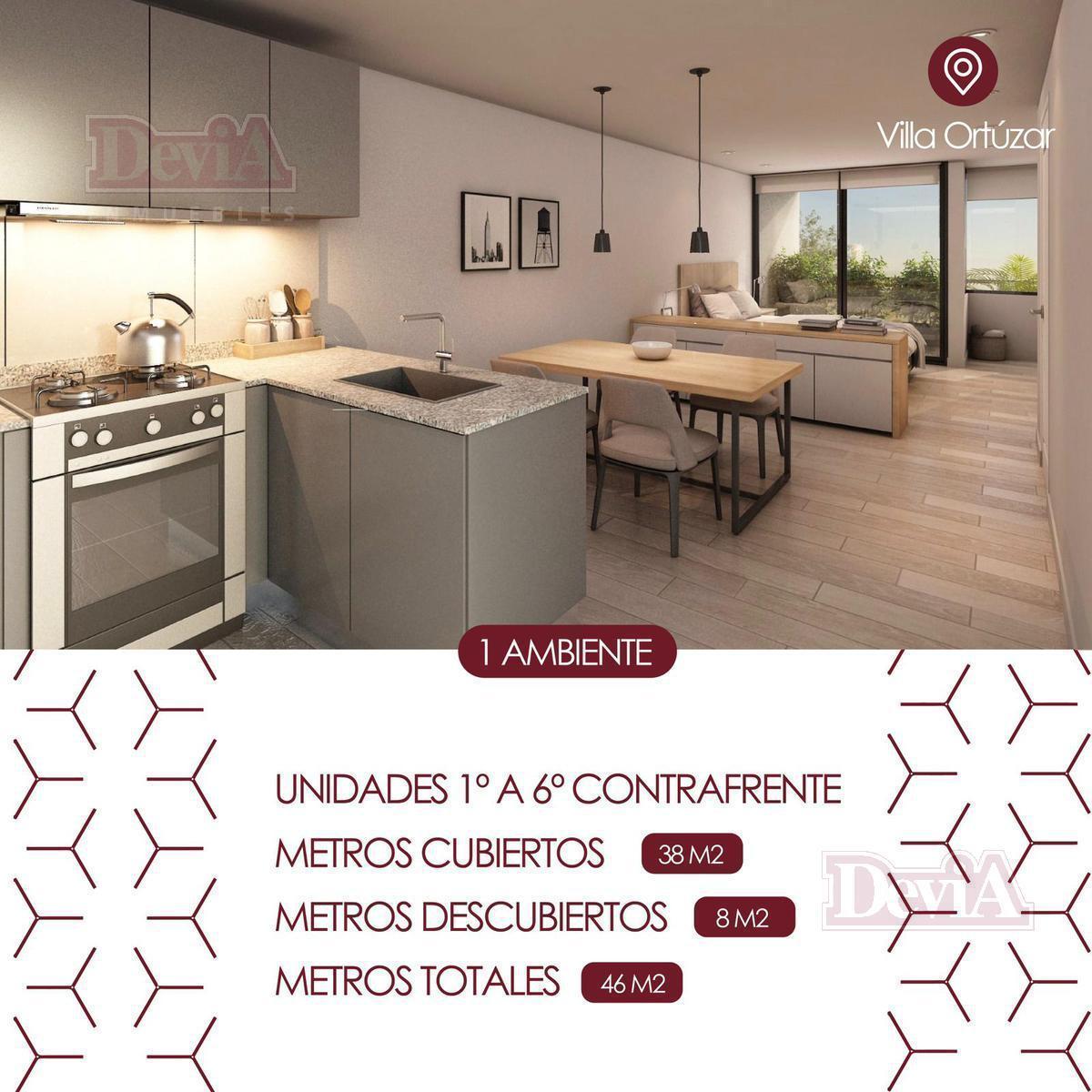 Venta - Departamento - 3 Ambientes C/ Parrilla - Emprendimiento Roseti 2055 - Villa Ortuzar 4