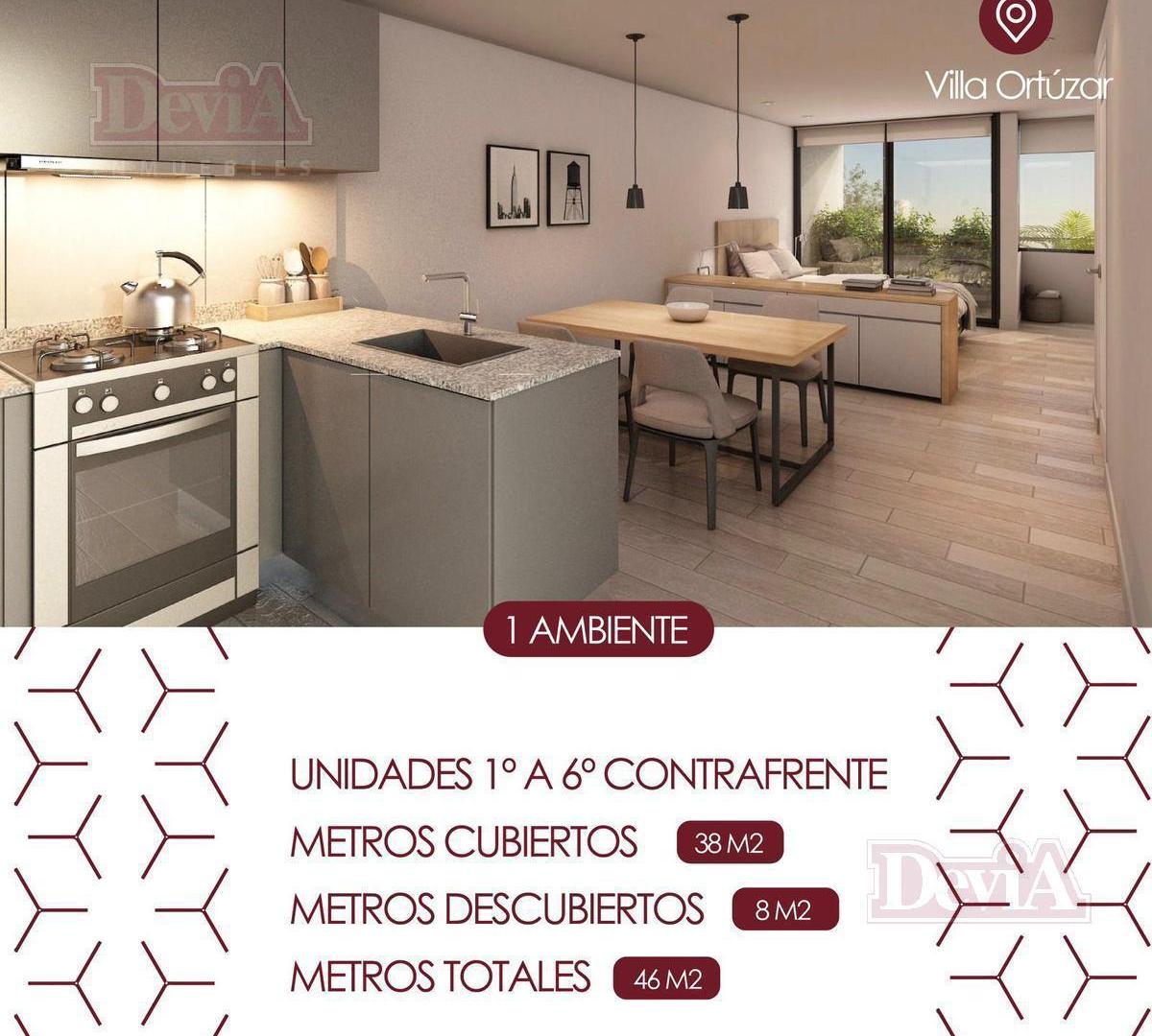 Venta - Departamento - Monoambiente - Emprendimiento Roseti 2055 - Villa Ortuzar