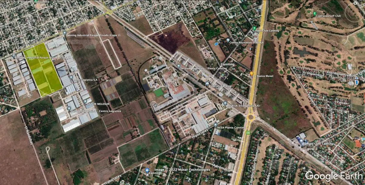 Terrenos Industriales en Canning (Ezeiza) en Venta - Entre Parque Industrial Canning I y II 1