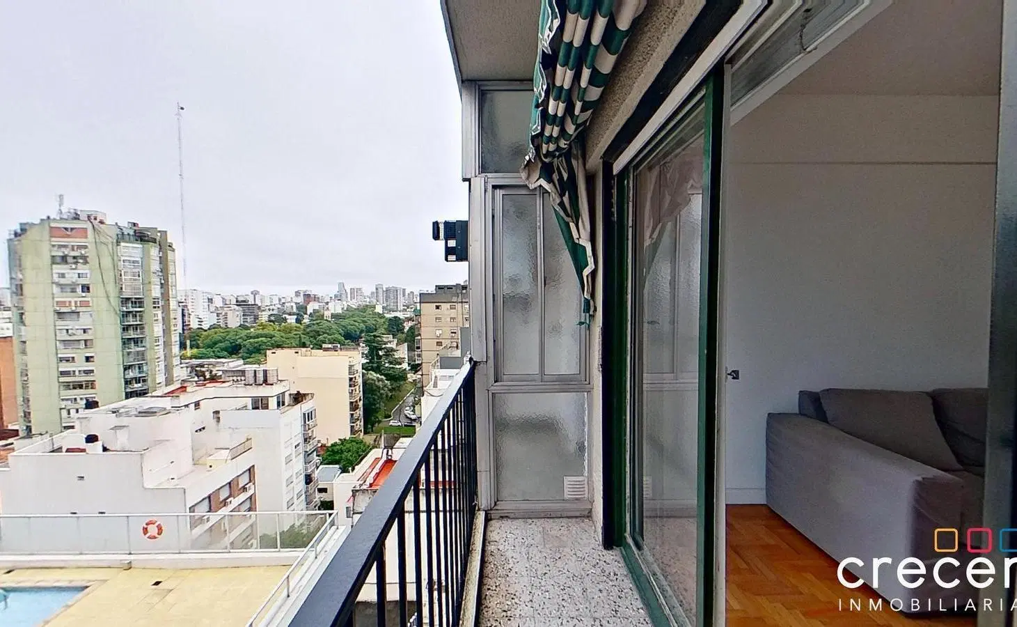 Venta 3 ambientes con balcon y lavadero independiente piso alto con vista abierta palermo 5