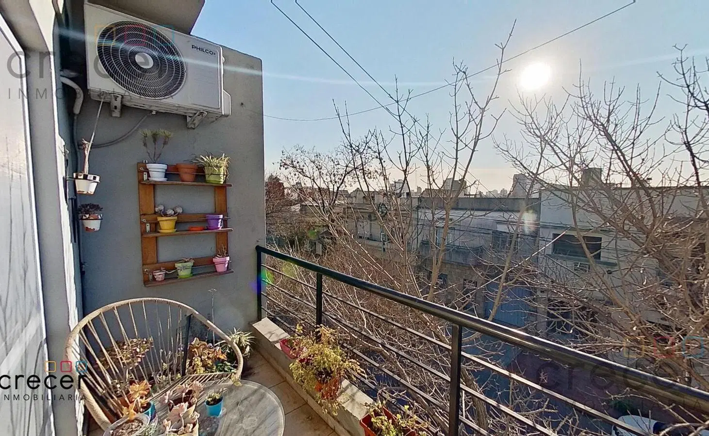 venta departamento de 2 ambientes con doble balcón y cochera- Villa Pueyrredon 5