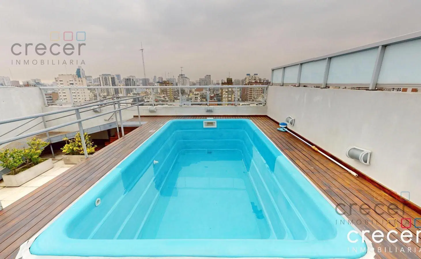 Venta semipiso 3 Ambientes con balcon terraza al Frente con Vista Abierta y Piscina Belgrano 2