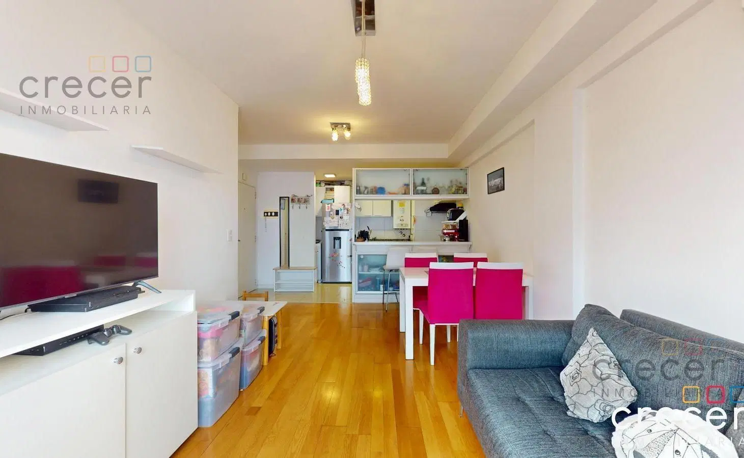 Venta semipiso 3 Ambientes con balcon terraza al Frente con Vista Abierta y Piscina Belgrano 4