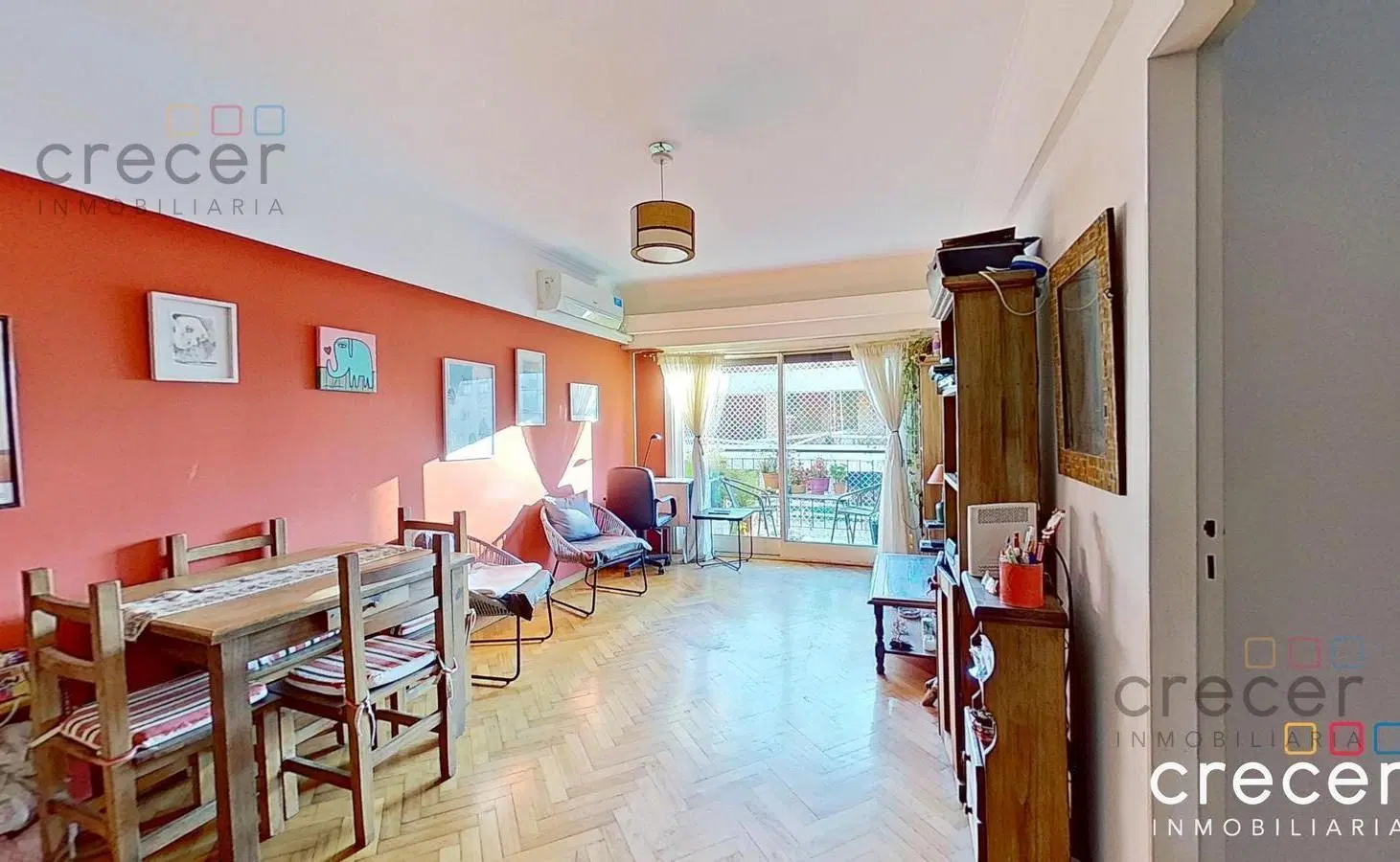 Venta Departamento 3 ambientes al frente con balcón corrido vista abierta en Colegiales 2