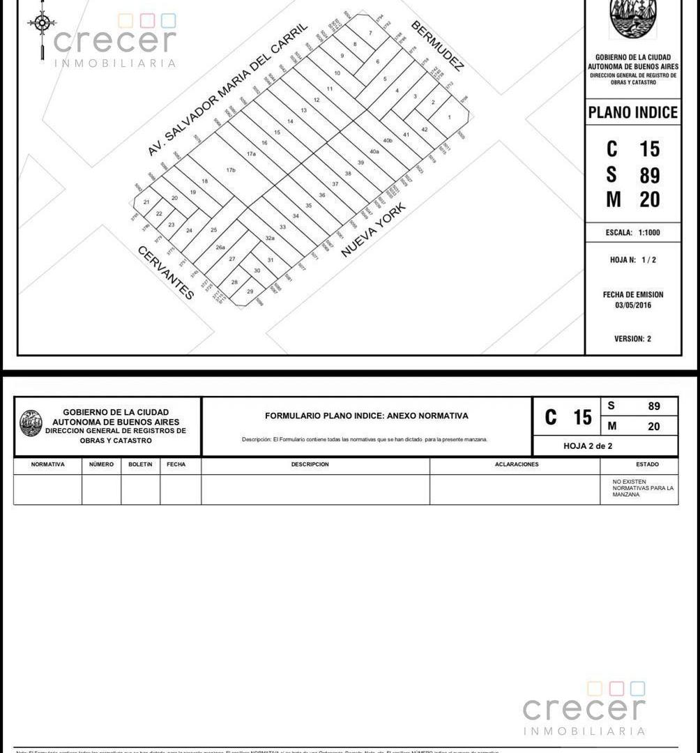 Foto de Venta de terreno en Villa Devoto doble frente, imagen 3