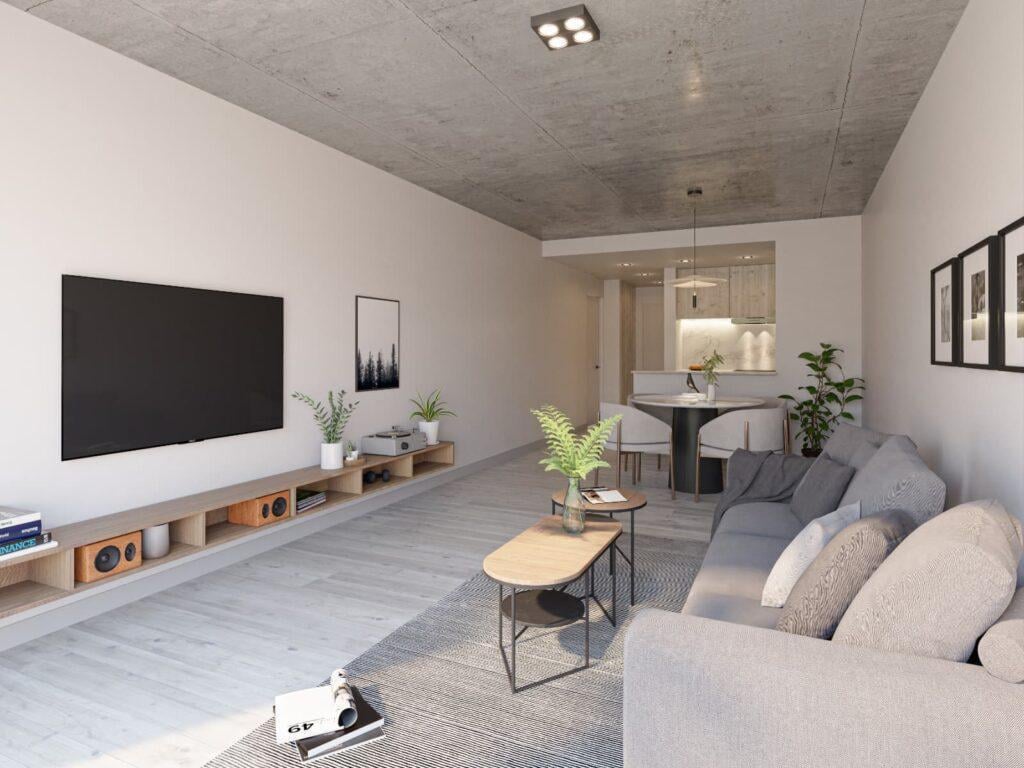 Foto de DEPARTAMENTO DE 2 AMBIENTES CON BALCON Y PATIO A ESTRENAR EN VENTA, imagen 3