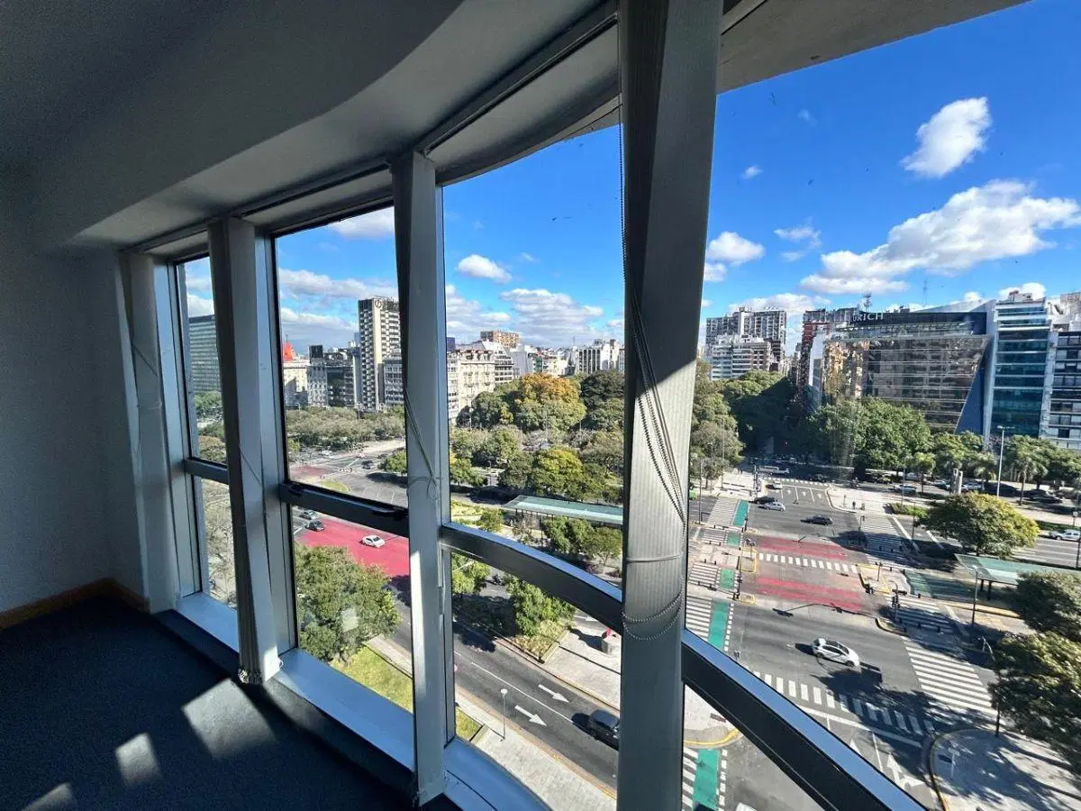 OFICINAS PREMIUM EN ALQUILER CON O SIN MUEBLES EN RETIRO. EXCELENTE VISTA A AV. 9 DE JULIO 2