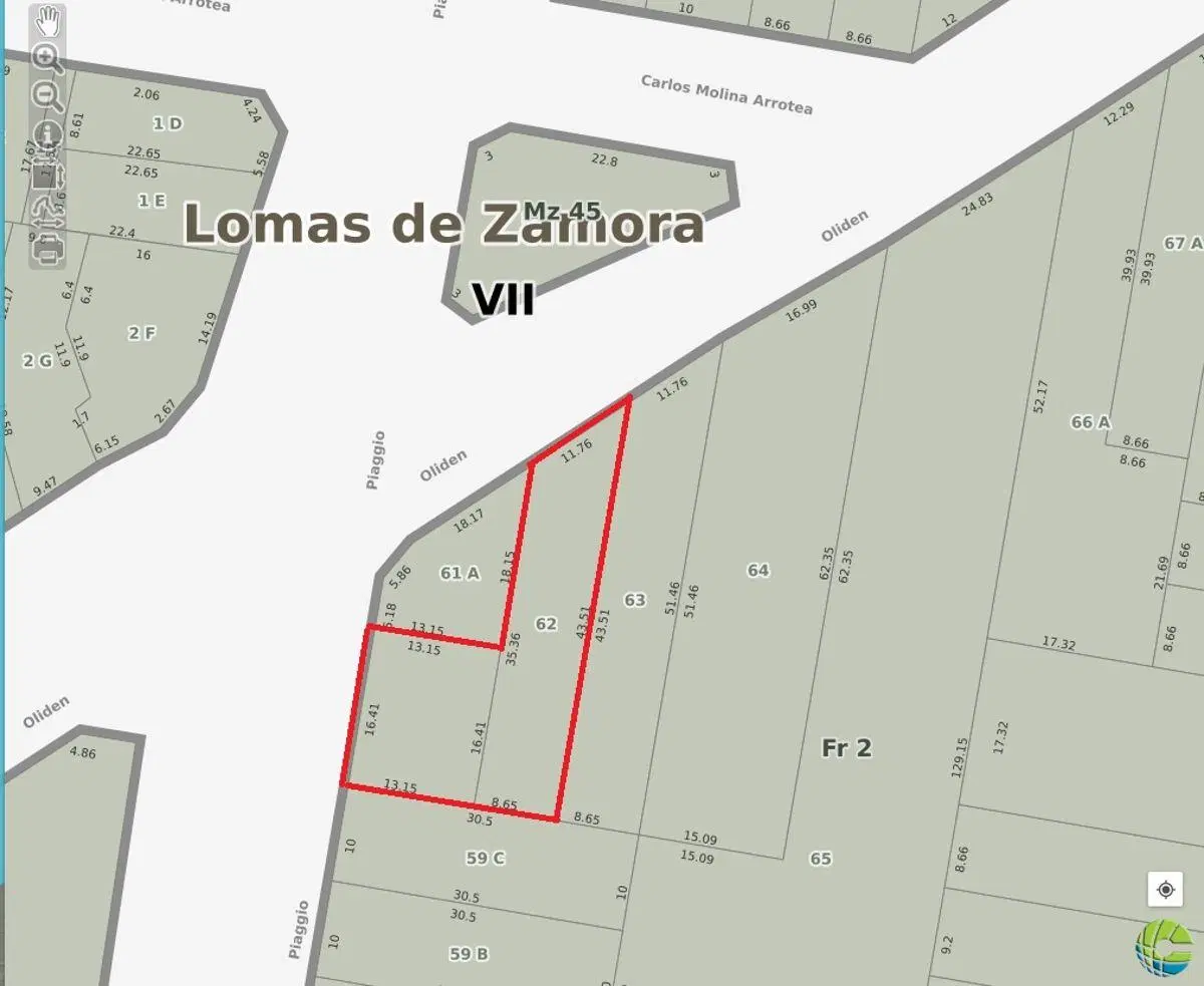 LOTE CON MEJORAS, SALIDA A 2 CALLES, ESTRATEGICA UBICACION 1