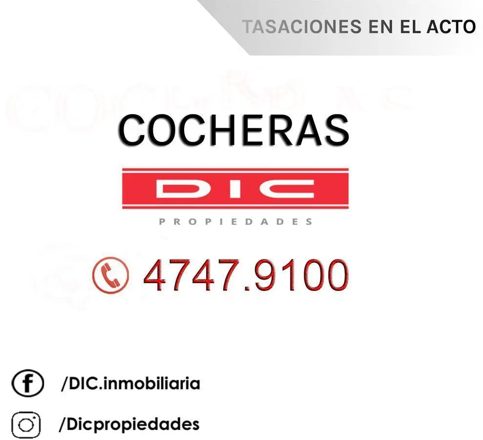 COCHERA VENTA FRENTE A TRIBUNALES -Ituzaingo 300 4