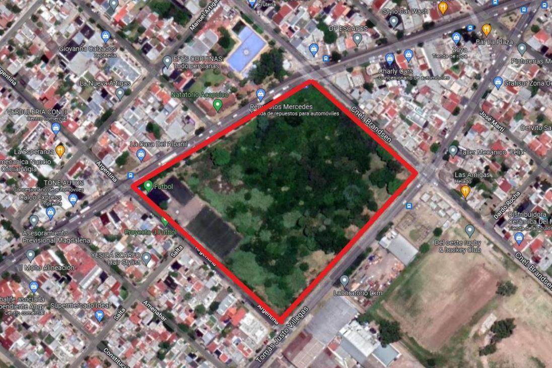 Manzana Av. Gral. Mosconi - Cnel. Brandsen - Argentina y Villegas