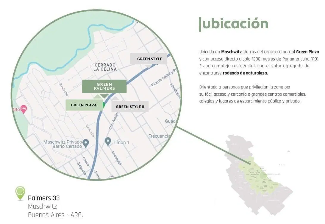 Departamento tres ambientes en Venta en Green Palmers, Ingeniero Maschwitz, Escobar 4