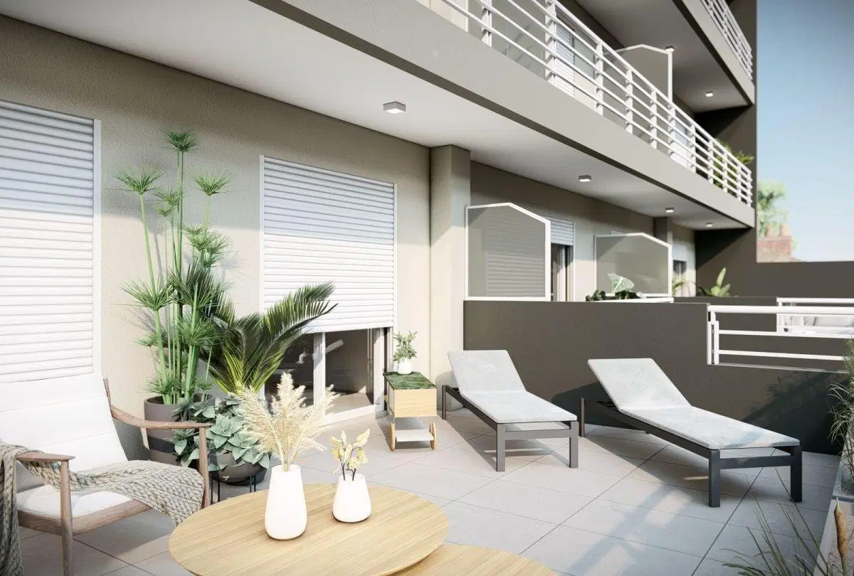 Departamento en venta de 3 ambientes con balcón en caseros 4