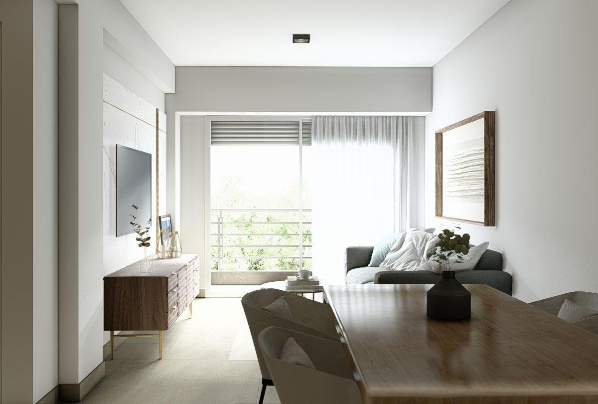 Departamento en venta de 3 ambientes con balcón en caseros
