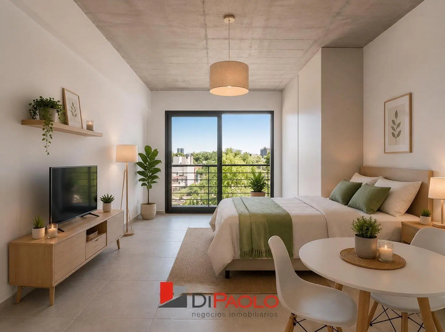 Alquiler departamento monoambiente con baulera a estrenar en Villa del Parque 1