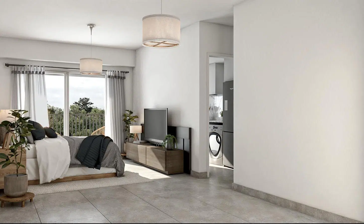 Departamento dos ambientes Con balcón en Martín coronado 8