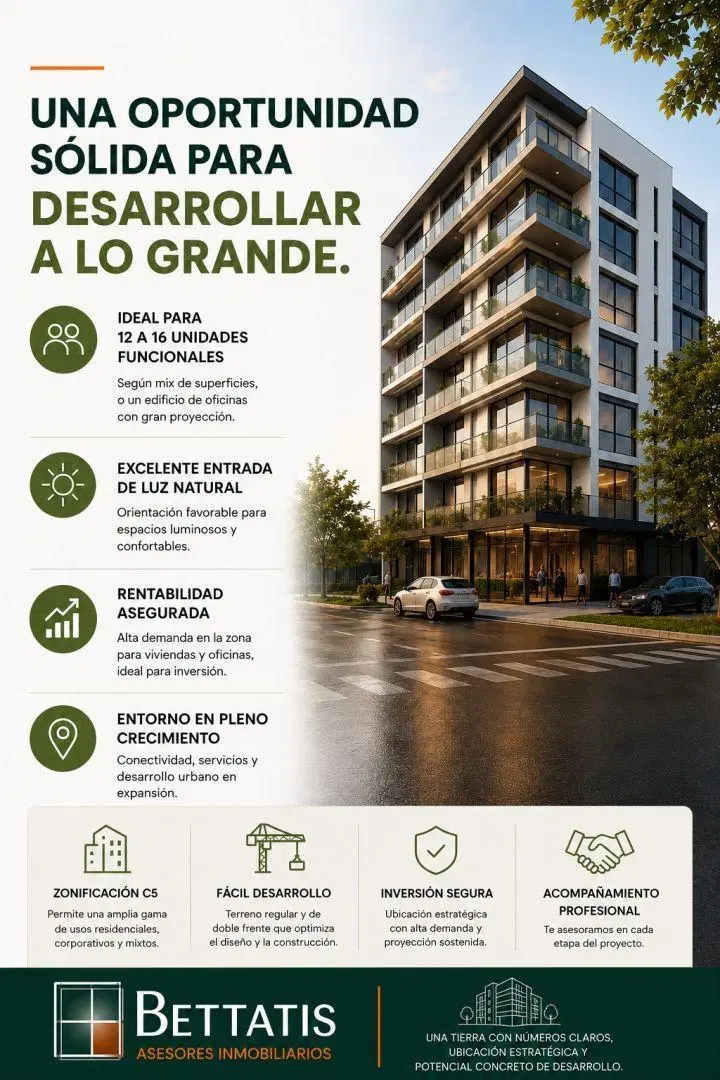 Oportunidad para desarrolladores en Vicente Lopez 3
