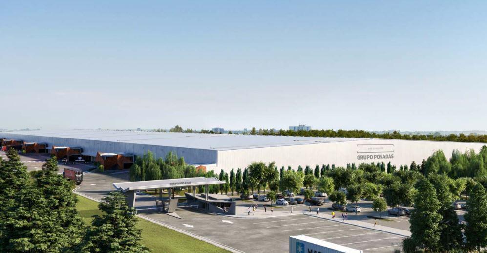 Proyecto del Centro Logistico Son 2 Naves Que en Total Suman 140.000 m² 3