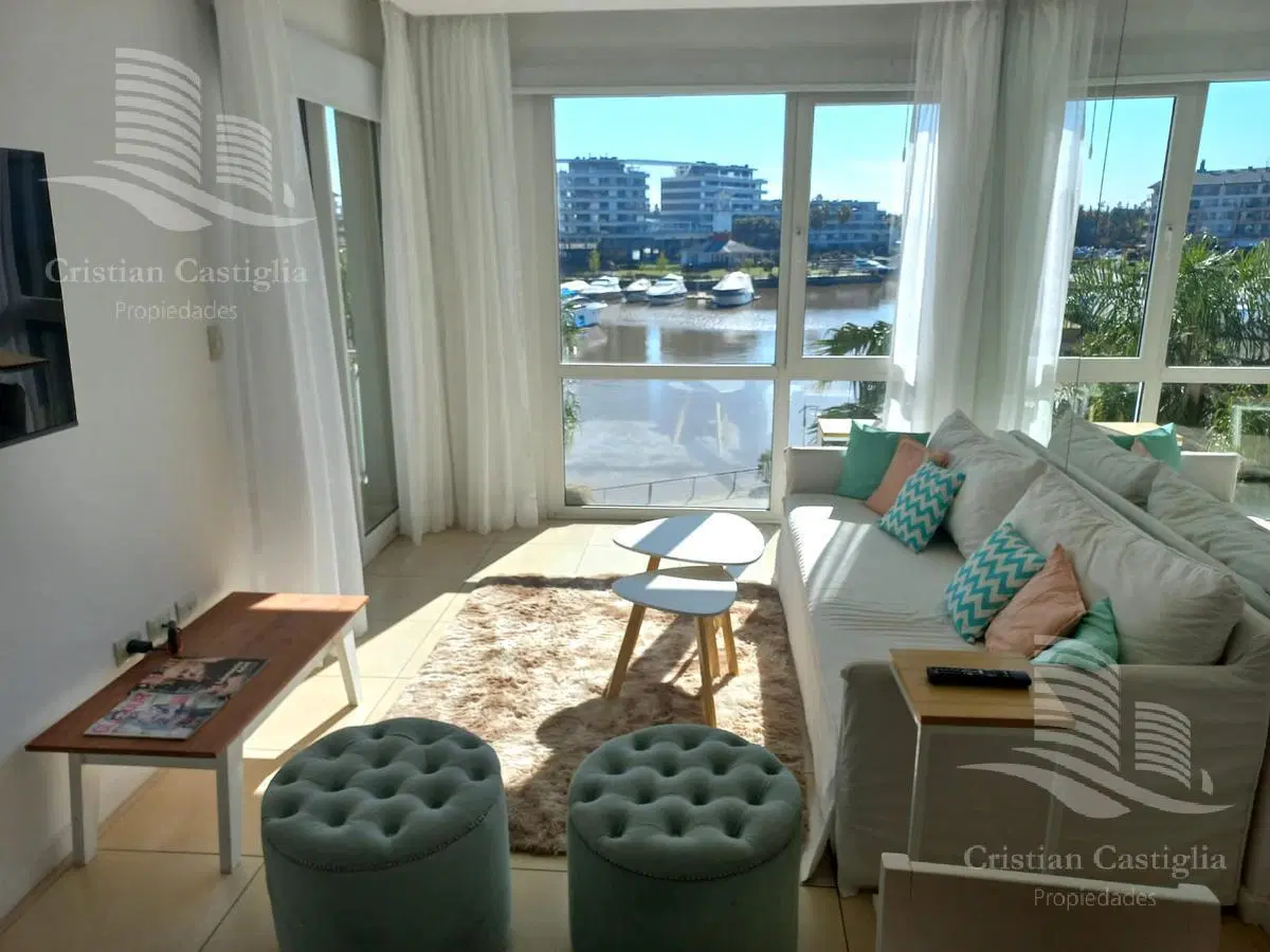 Venta y Alquiler - Departamento 2 Ambientes al Rio, Balcón - Bahia Grande, Wyndham, Nordelta 5