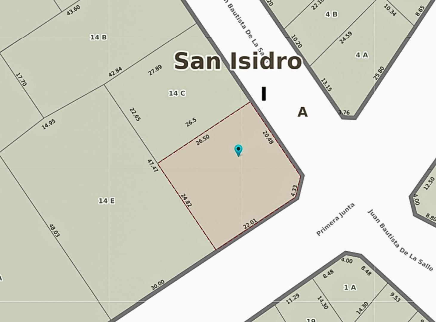 Excelente Lote / Terreno de 617 m² en Venta - La Calabria, San Isidro