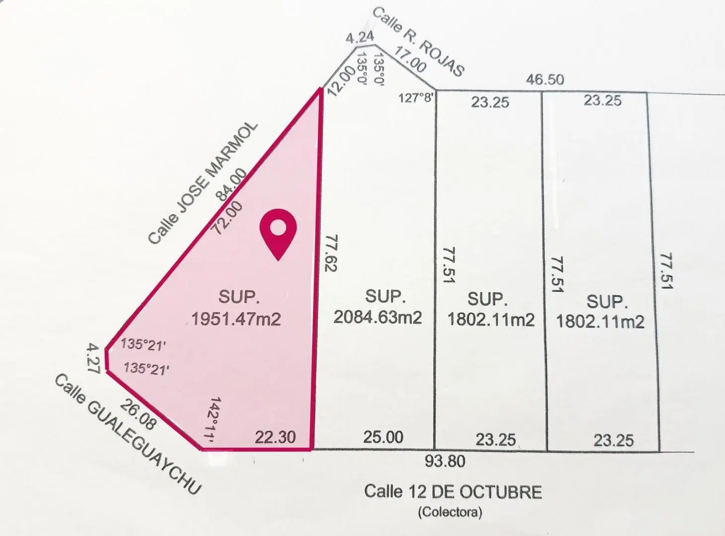 Terreno de 1.951m² en Venta - Pilar 5