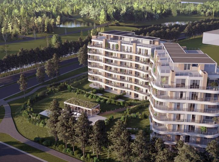 2 ambientes en venta en tercer piso en esquina en pozo en Quara Nordelta 2