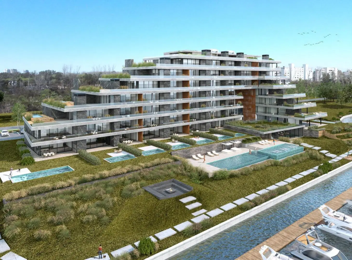 Acqua Marinas Nordelta, 3 ambientes en venta con vista al rio 5