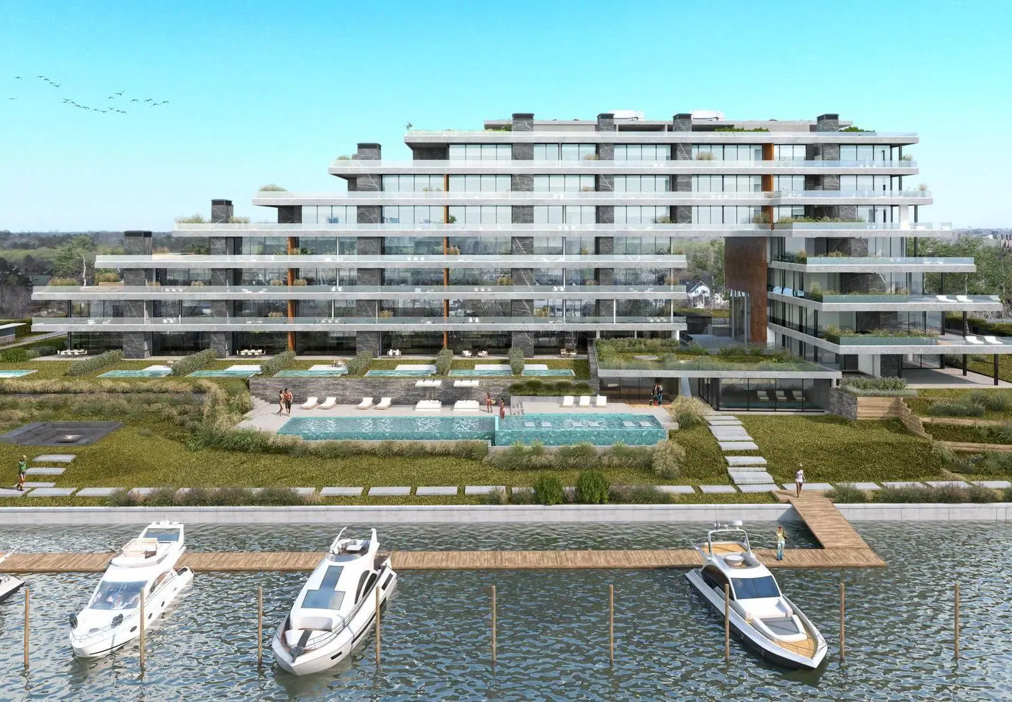 Acqua Marinas Nordelta, 3 ambientes en venta con vista al rio 1