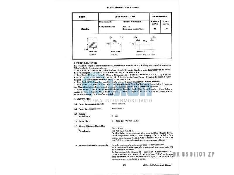 Martínez - Lote Venta USD 1.100.000