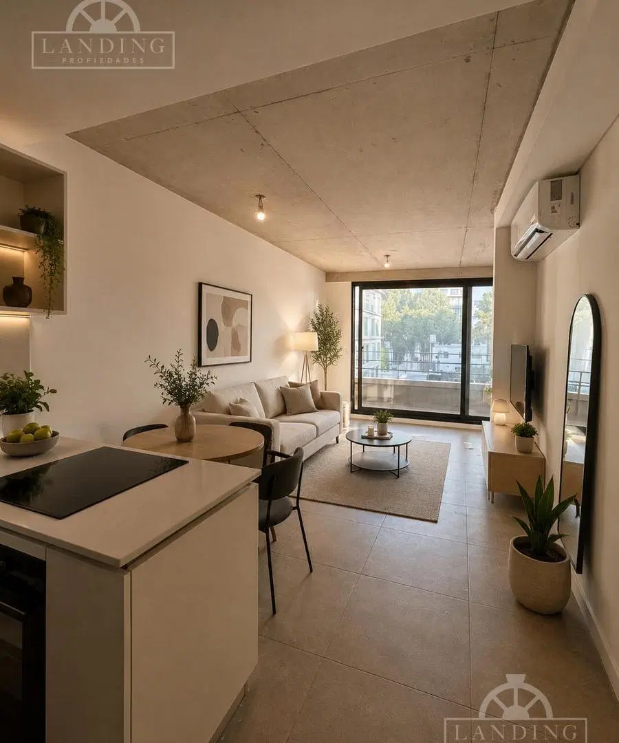 Departamento Monoambiente Divisible 44 m2 Con Balcon en Palermo Hollywood 4
