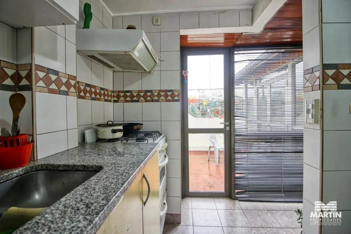 Departamento en alquiler temporario amoblado -Nuñez, 1 amb dividido con terraza propia, muy luminoso 4