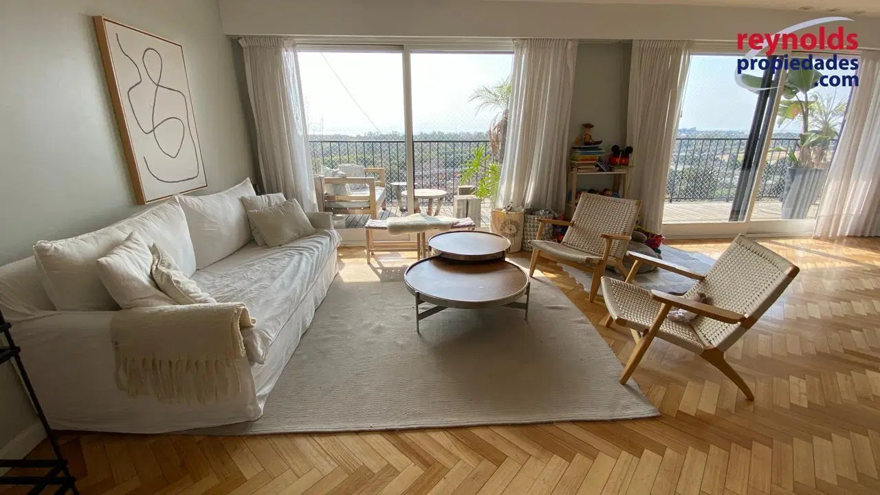 ¡ALQUILER piso alto al frente, vista al hipódromo y al río! 4