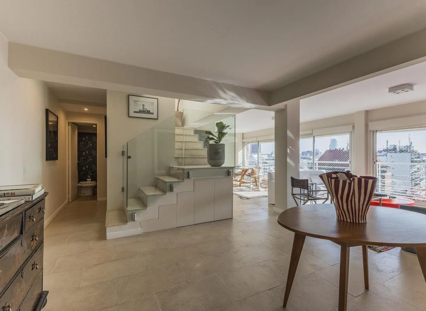 VENTA ESPECTACULAR DUPLEX 3 AMBIENTES CON TERRAZA EN PALERMO VISTA AL RIO 4