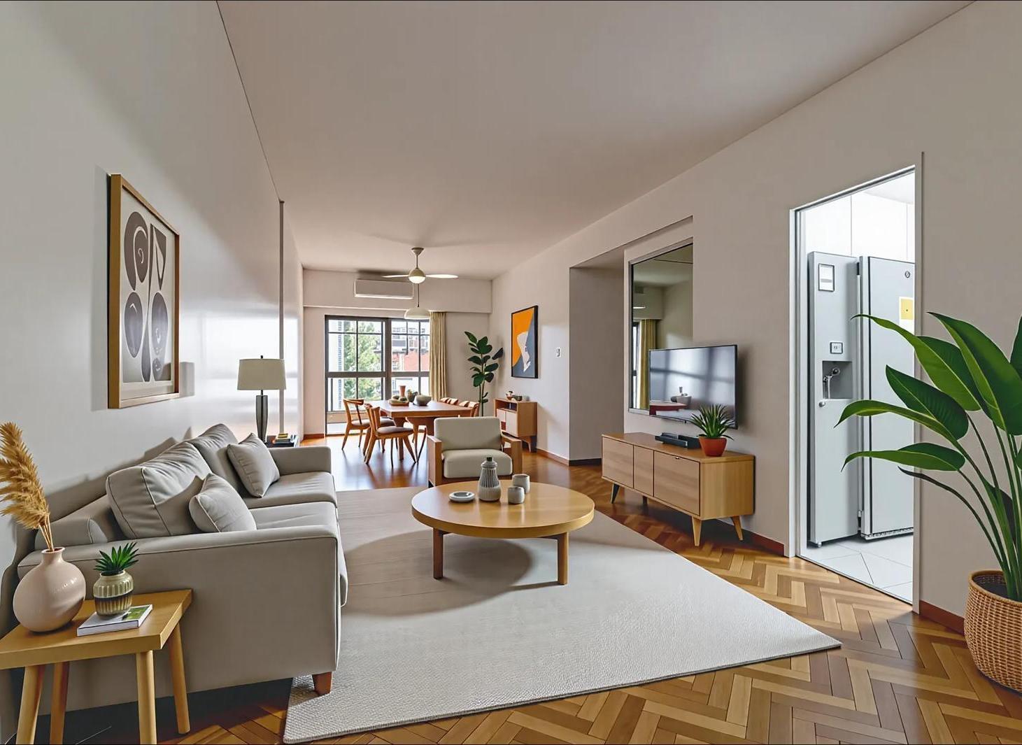 Foto de Venta Departamento 4 Ambientes al Frente con Balcón, Patio y 2 Cocheras, imagen 1