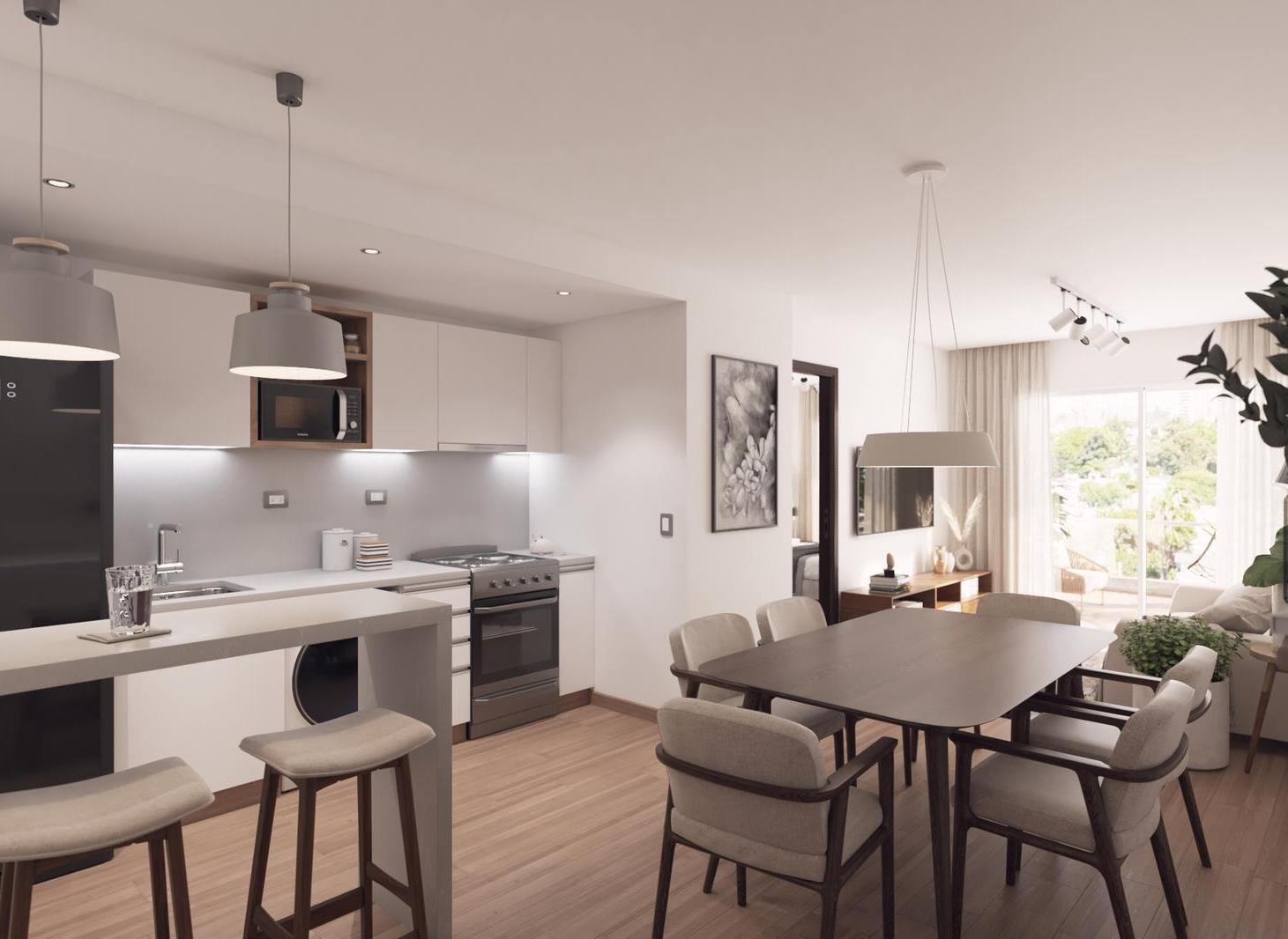 Foto de Venta Departamento a estrenar, monoambiente en L con terraza en, imagen 3